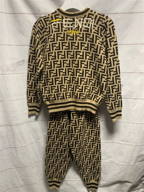 fendi sweat suit replica|fendi dresses.